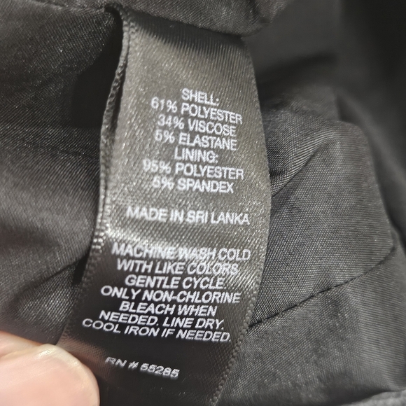 Express Women's Knee-Length Pencil Skirt Gray, Size 4, Business Casual, Lined - Picture 6 of 9